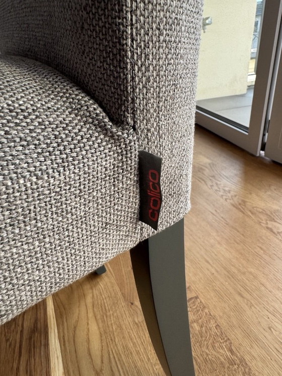 Image 1 of Mesa de comedor Surf de Christine Kröncke + 10 sillas Iris de Colico (totalmente tapizadas) *como nuevas