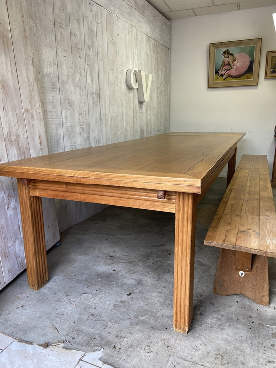 Image 1 of Table De Ferme 250/400 X 104Cm