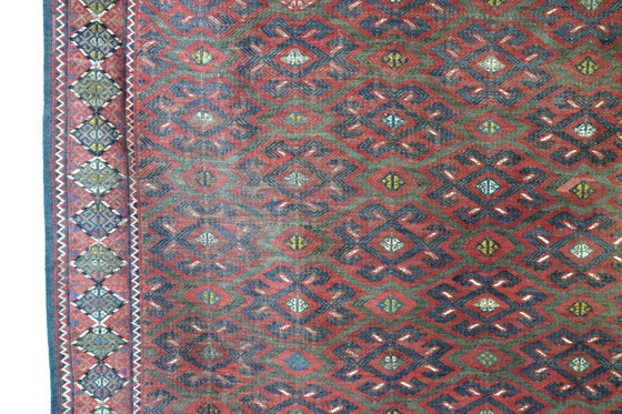 Image 1 of Yomuth nomads from Turkmenistan summer kilim 203x345 cm