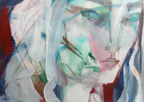 Image 1 of Acrylverfschilderij #zenoterra 40x90cm