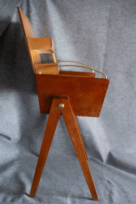 Image 1 of 1960 Vintage - Table de couture Armoire à couture Commode de couture Boîte à couture