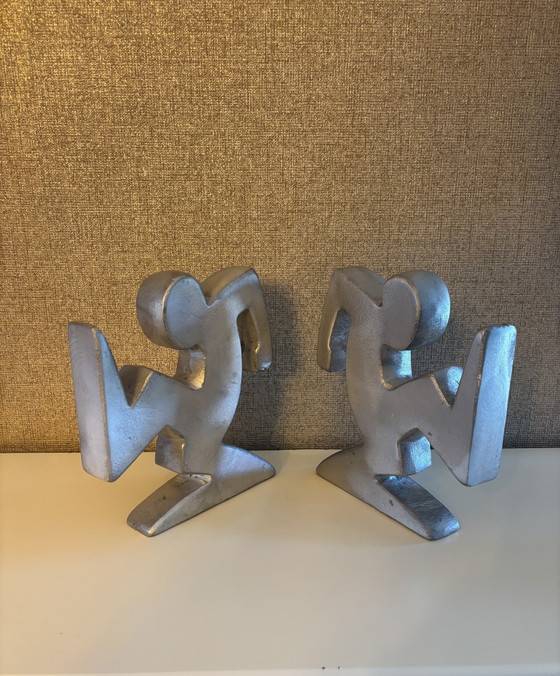 Image 1 of Sujetalibros de diseño "La Linea" Osvaldo Cavandoli