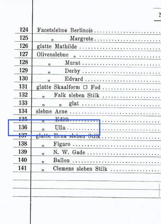 Image 1 of Holmegaards Glasværk - Años 20 - Juego de 8 copas de licor de cristal grabadas a mano - Modelo Ulla