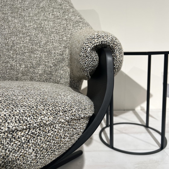 Image 1 of LEOLUX - SILLÓN CREMA CON PUF