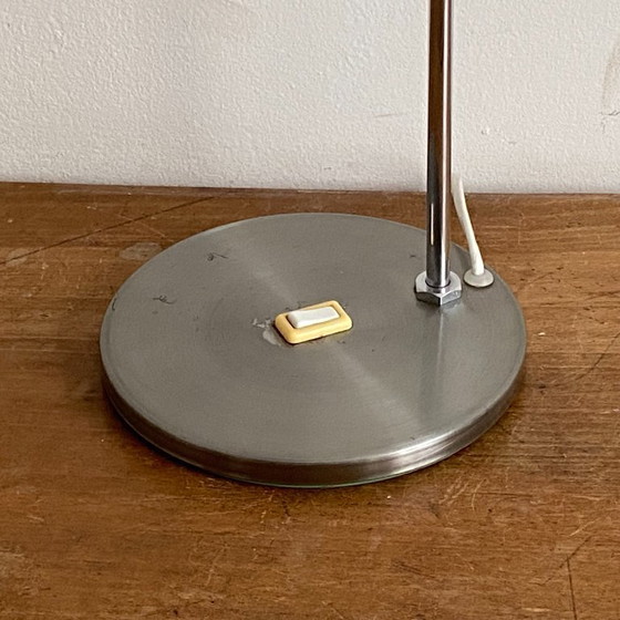 Image 1 of Eyeball lamp. 1970. Brushed stainless steel.