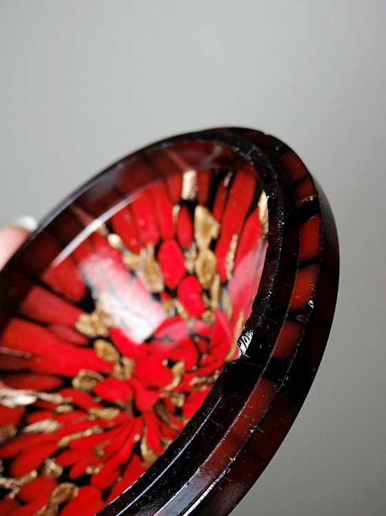 Image 1 of Vintage Vincenzo Nason Murano aventurijn glazen set uit de jaren 1950-1960