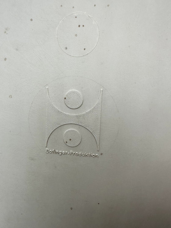 Image 1 of 4 sillas Bofinger Helmut Batzner color blanco