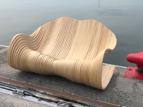 Parametric rocking chair – 3-5 seaters, Wood (photo 10 of 11)