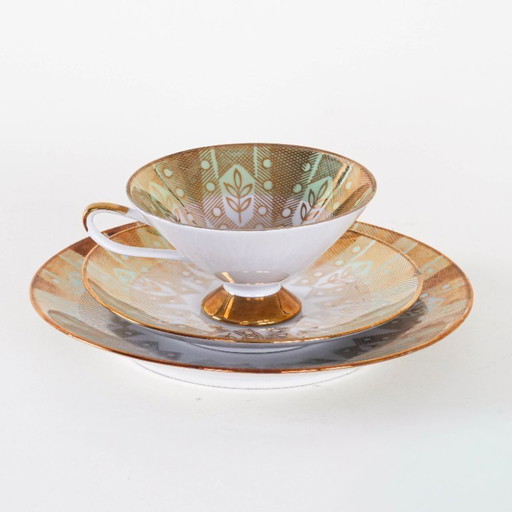 Porseleinen kopje, Duits ontwerp, jaren 1940, vervaardigd in Duitsland.