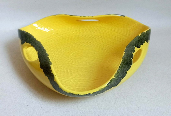Image 1 of Vallauris ceramic fruit bowl, 33 cm wide