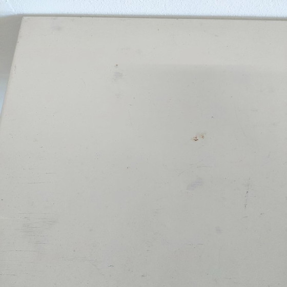 Image 1 of Set of 2 vintage Brocante side tables, plant table, coffee table, hallway cabinet with drawer
