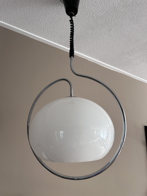 Lampe champignon XL vintage Space Age Dijkstra – Suspensions, Metal, Plastic (photo 3 of 9)