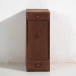 Antique Japanese Cedar Cabinet with Door and Drawers – Taishō / Early Showa Period (c. ) – Storage cabinet (photo 33 of 40)