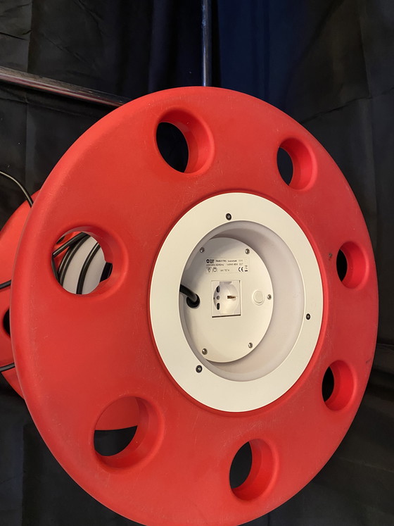 Image 1 of In- Outdoor Leuchte Kabelrolle Linea Light Italy 90‘s Kunststoff Design