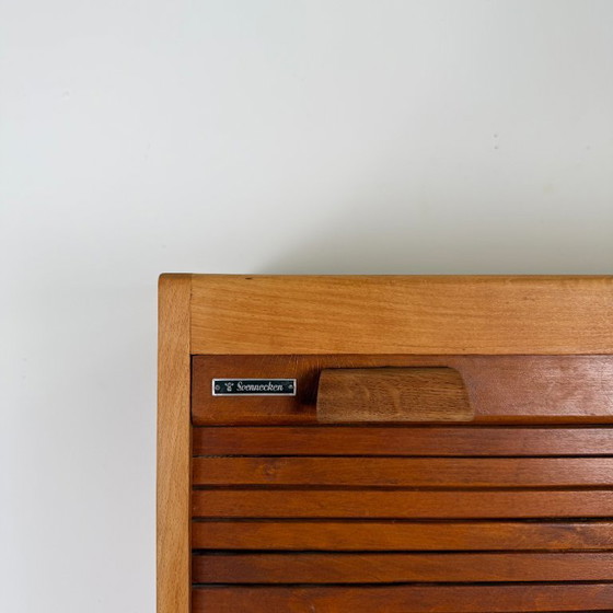 Image 1 of Compact roller shutter cabinet in Art Deco style