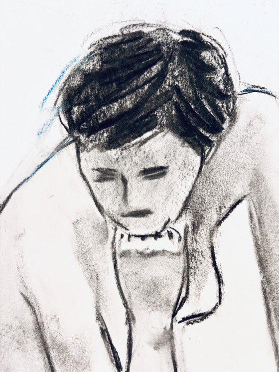 Image 1 of Houtskooltekening