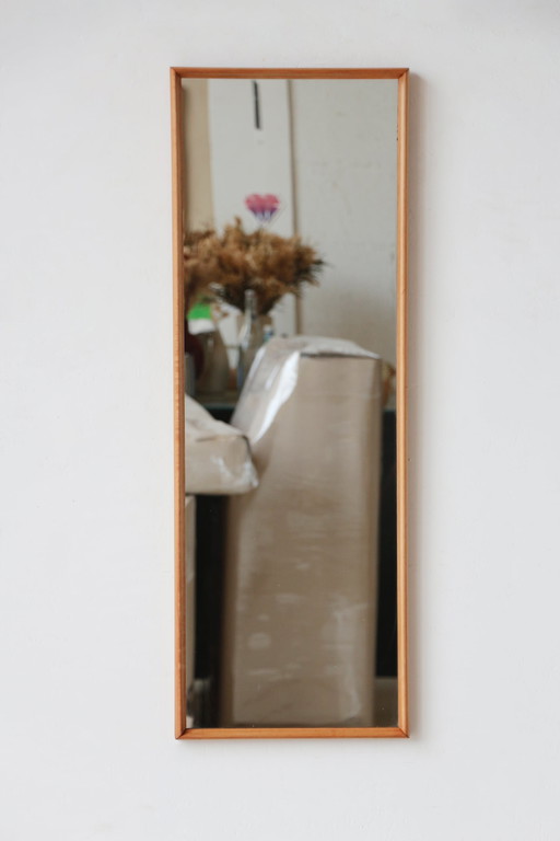 Rectangular Teak Mirror - Scandinavian Style - 28.03.25.08