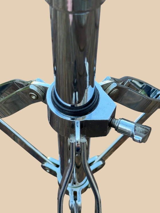 Image 1 of 🥁 Unique design side table | CYMBAL STAND TABLE | 90s