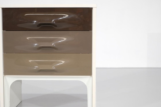Image 1 of Bedside table "DF2000" by Raymond Loewy for Doubinsky Frères, France, 1960s.