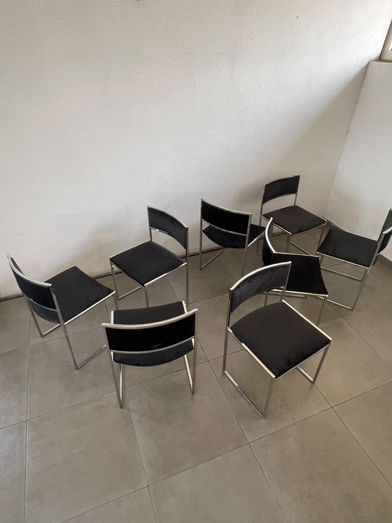 Gio Ponti, Vaso Crinoline Per Apem Eseguito Da Venini, 1946/48 – willy rizzo, Sedie da pranzo, Velvet (photo 2 of 11)
