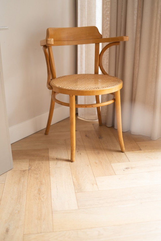 Image 1 of Chaise Thonet 233 réplique en bois courbé et sangles