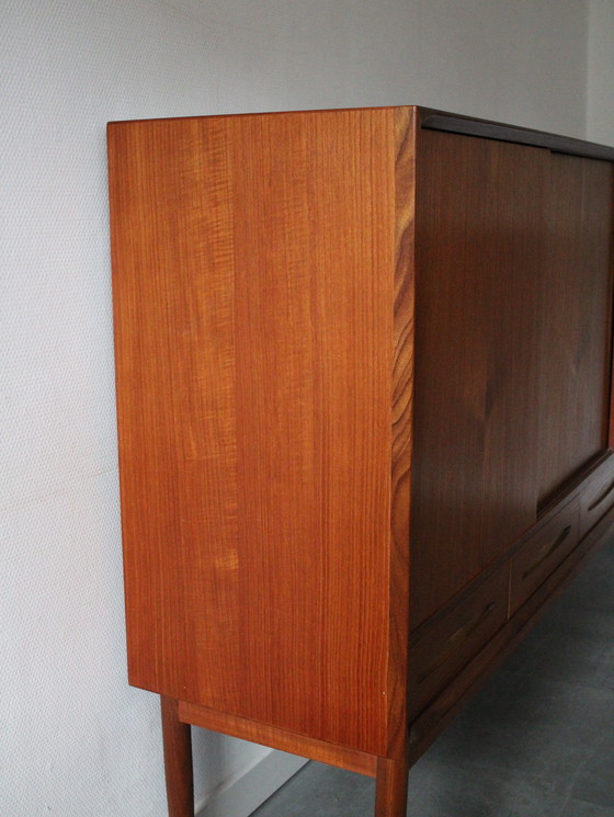 Image 1 of Vintage Danish highboard in teak
