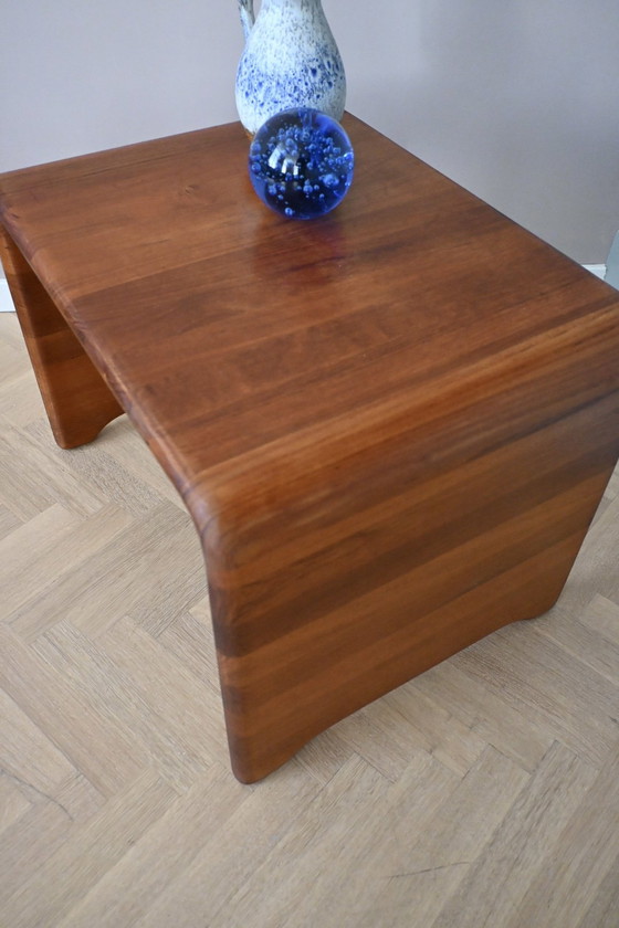 Danish Teak Side Table Hornbæk Møbelfabrik 1960s – Wood (photo 8 of 10)