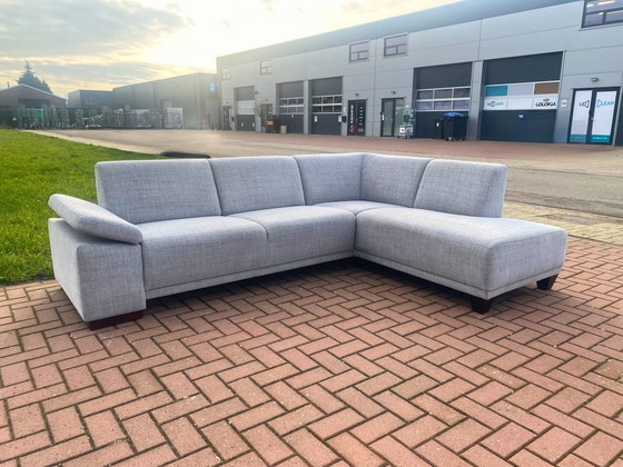 Image 1 of Beautiful Gray Fabric Corner Sofa