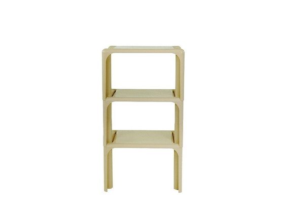 Image 1 of Set di 3 tavolini impilabili vintage Scagno – Giotto Stoppino per Elco