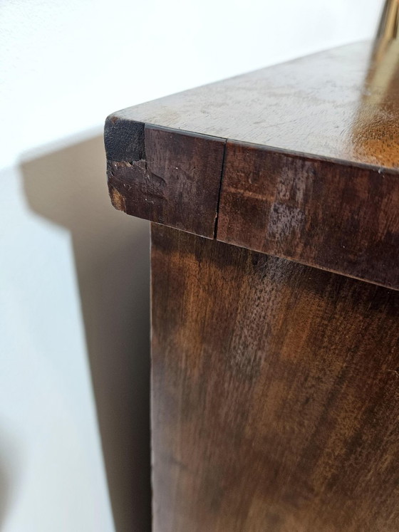 Cómoda Chiffonier Biedermeier de Caoba, Siglo XIX (photo 18 of 24)
