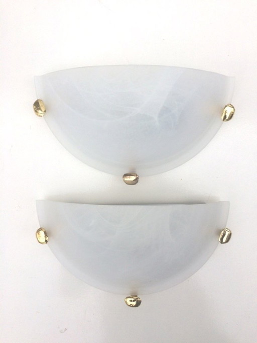 Paire d'appliques murales Lucide « style romantique »