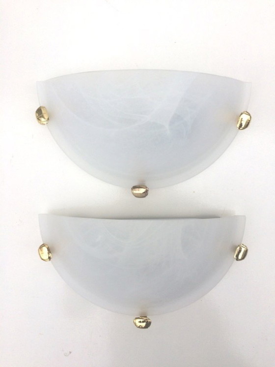 Image 1 of Paire d'appliques murales Lucide « style romantique »