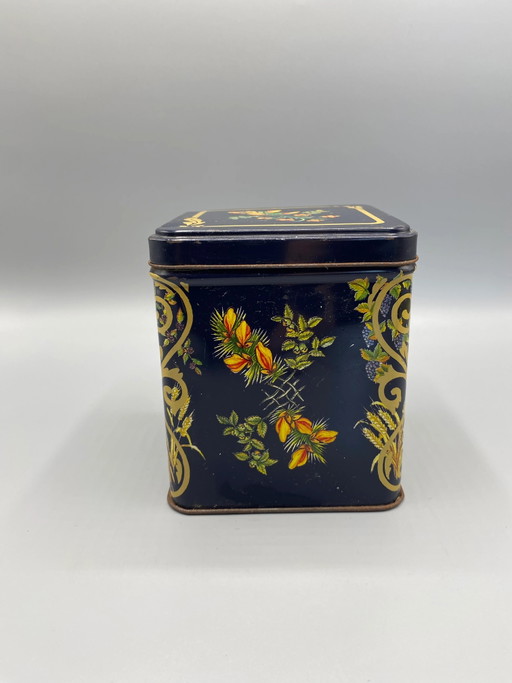 Lithographed tin box, Breton design, Auray Region – decoratieve objecten, Iron (photo 2 of 6)
