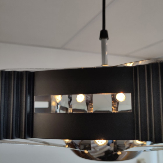 Vintage space age plafondlamp – Plafondlampen, Kunststof, Metaal (photo 5 of 11)