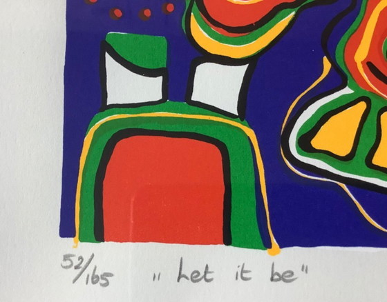 Image 1 of « Laisse faire ». Sérigraphie de Marianne Naerebout