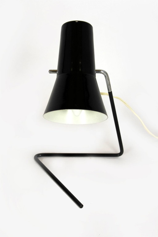 Black Table Lamp by Josef Hurka for Drupol, 1960s