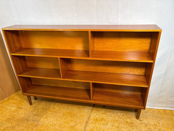 Image 1 of Mid Century Retro Teak Bookcase Circa 1960 Danish Design Scandinavian Influence British Quality   A stylish and practical 