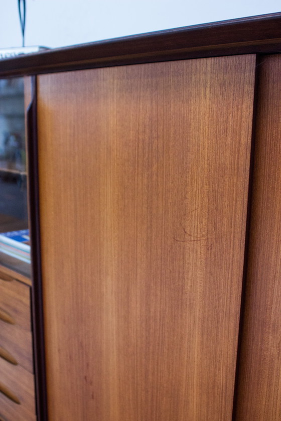 Image 1 of Vintage teak highboard sideboard Midcentury