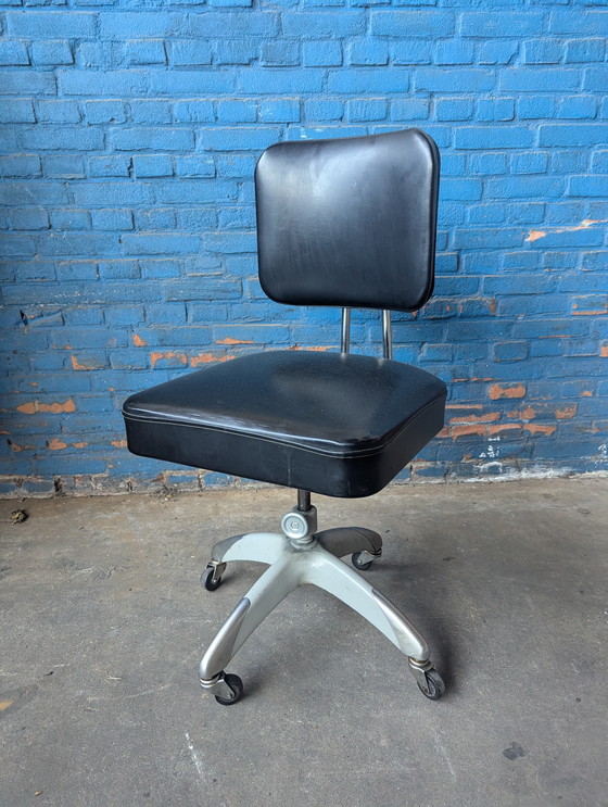 Image 1 of Sedia da ufficio vintage da lavoro, anni '50