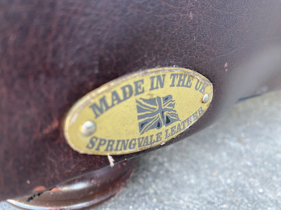 Image 1 of Canapé Chesterfield 3 places Springvale, brun rougeâtre