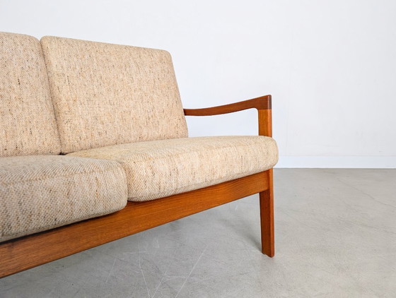 Image 1 of Midcentury sofa France & Søn Couch Ole Wanscher three-seater teak2