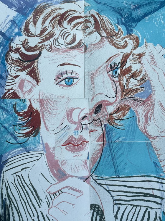 Originele vintage poster van David Hockney (1985) – Paper (photo 2 of 9)