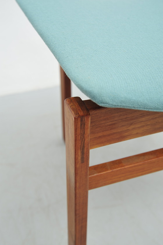 Image 1 of Model 193 teak dining chair by Inger Klingenberg for France & Son (1950s)