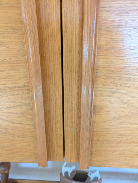 Scandi-Modern Wood Veneer Bookshelf/Bar (1970s) – Bookcases (photo 4 of 5)