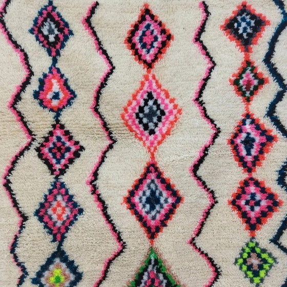 Image 1 of Authentischer Berberteppich – 100 % Naturwolle, handgewebt (175 × 120 cm)