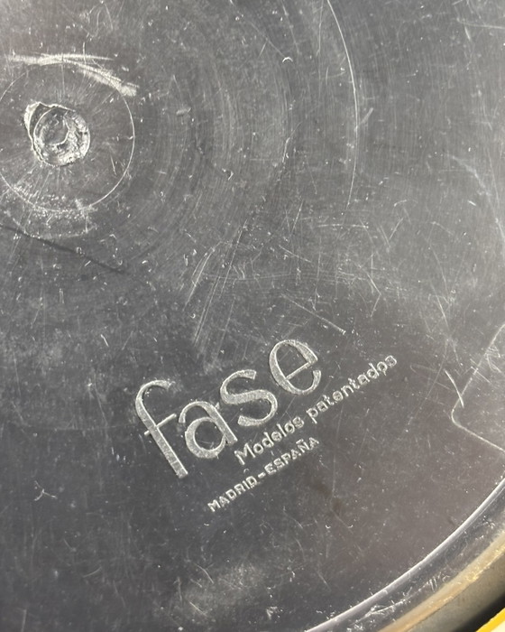 Image 1 of Brutalist Fase 520C Table Lamp by Luis Pérez de la Oliva 1960s-1970s, Spain, Mid-Century, Space Age, Industrial Design