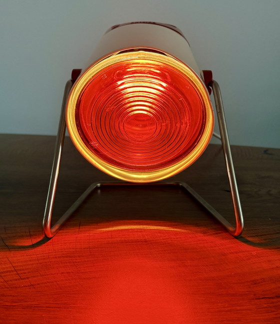 Lampada Philips Infraphil HP3603 Space Age in stile Mid-Century Modern (variante bordeaux) (photo 3 of 14)