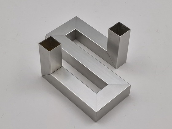 Image 1 of Candelabro de diseño que incluye velas a juego marcadas "Amabient"