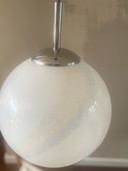 Lampe globe vintage en verre Bonalux