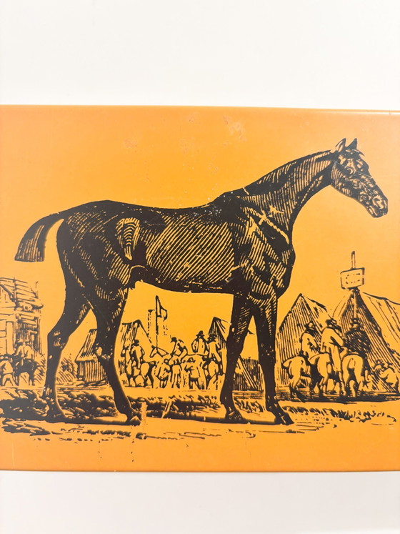 Coffret de collection Piero Fornasetti avec cheval en métal et en bois, années 1950 – Objets déco, Wood, Metal (photo 4 of 6)